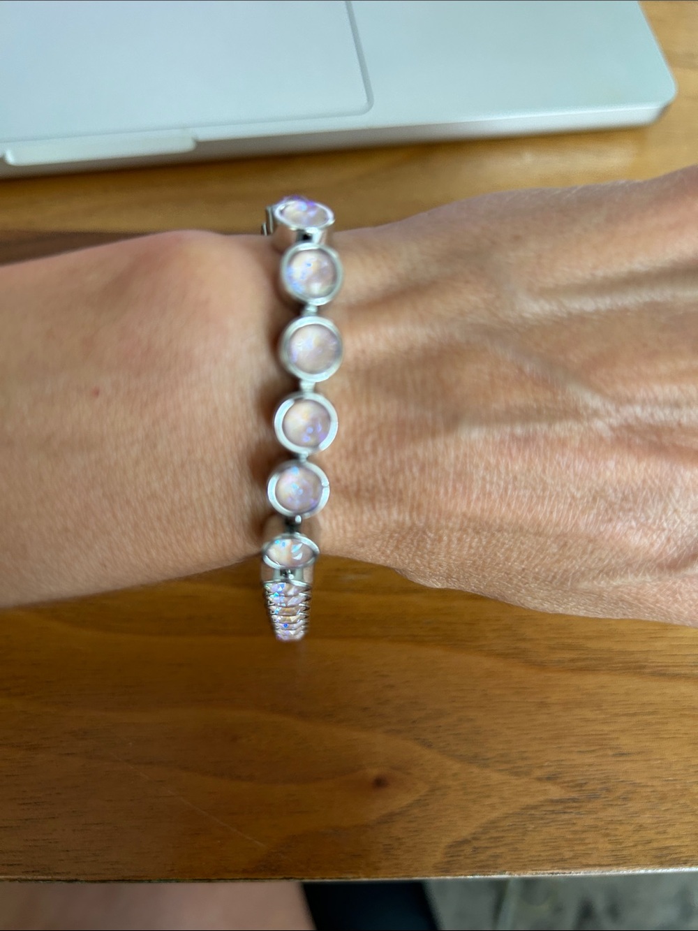 Touchstone ice bracelet soft rose regular size NWOT - Picture 3 of 8